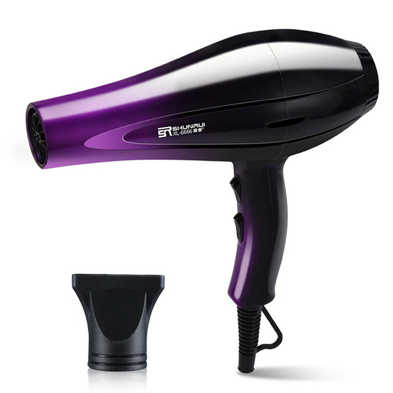 Home Dormitory High Power Hair Dryer Styling Tool Blow Dryer Hot/Cold Wind Negative Ions Hairdryer - Gradient Purple/US Plug Home Dormitory High Power Hair Dryer Styling Tool Blow Dryer Hot/Cold Wind Negative Ions Hairdryer - Gradient Purple/US Plug
